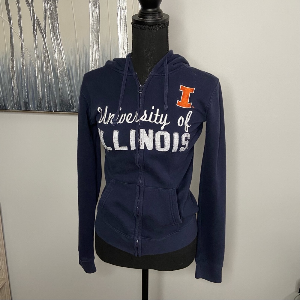 University of Illinois Collegiate Zip Up Hoodie